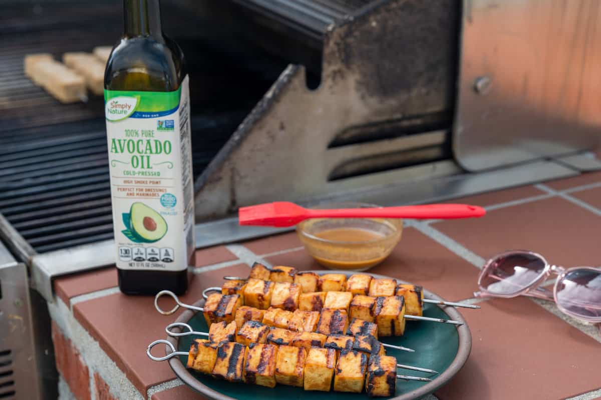 Grilled Tofu Skewers with Sriracha Sauce Recipe