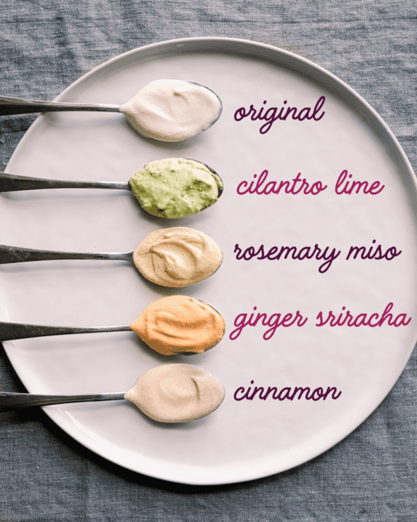 Classic Cashew Cream (+4 Flavor Variations)