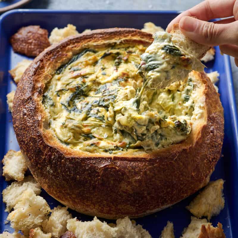 Outrageously Good Vegan Spinach Artichoke Dip - Rainbow Plant Life