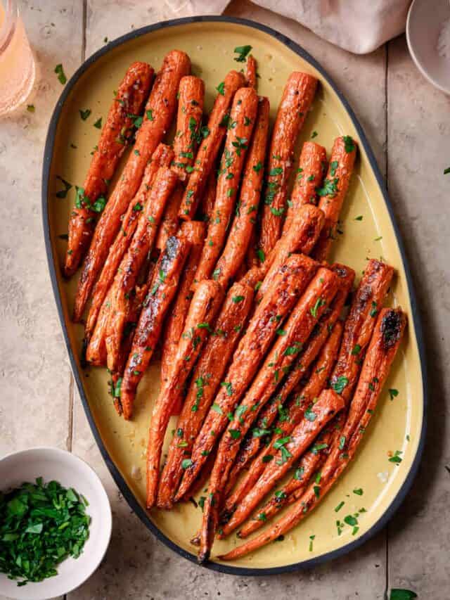 Maple Roasted Carrots - Rainbow Plant Life