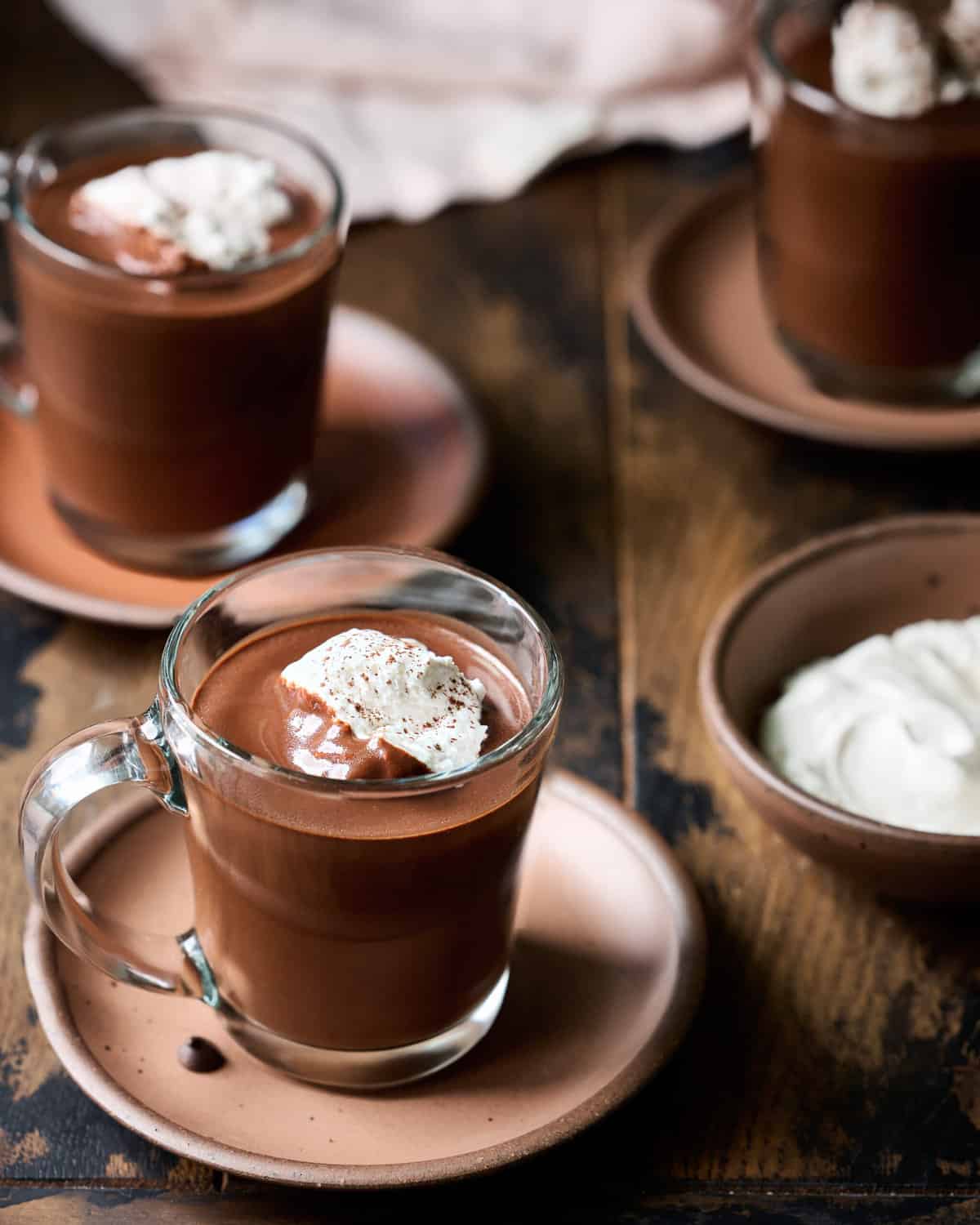 Premium Photo  Double shot espresso coffee in the glasses on vintage wood  table