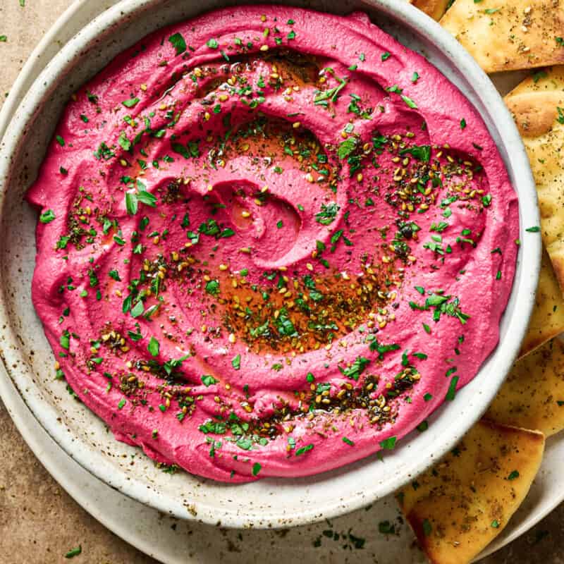 Beet Hummus Rainbow Plant Life