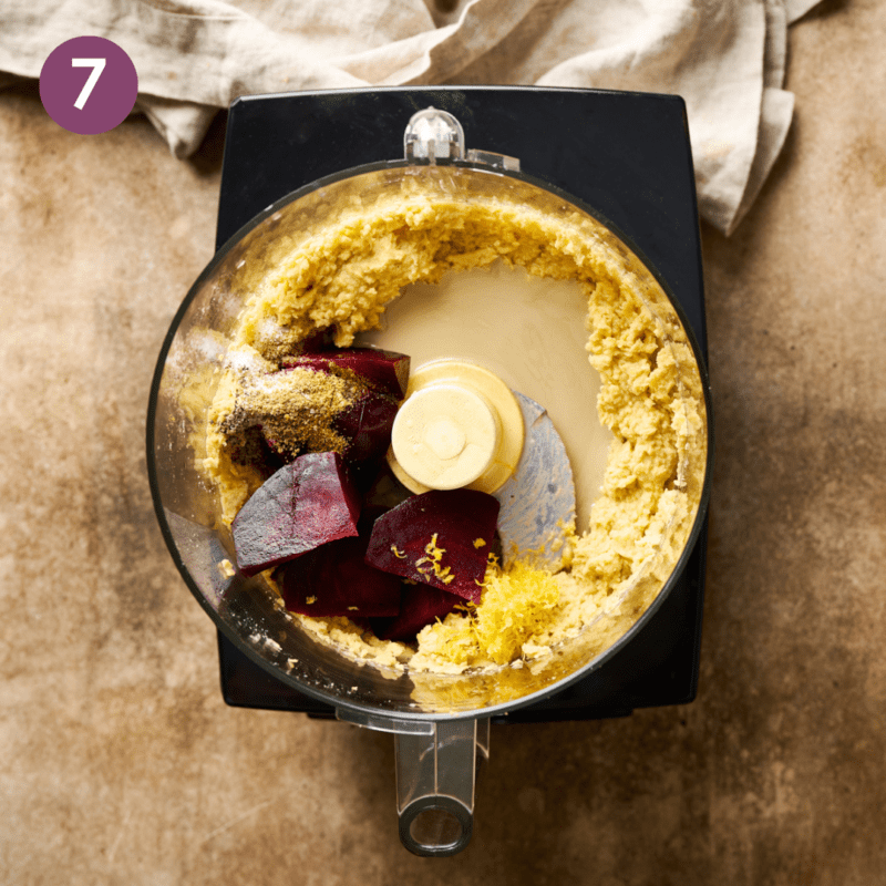 Beet Hummus Rainbow Plant Life