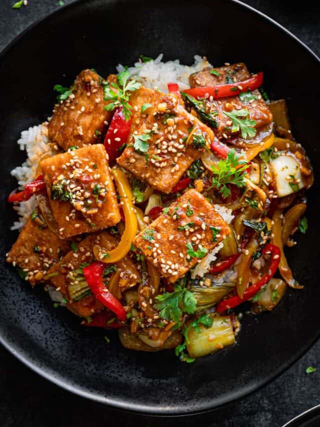 Tofu Stir Fry Rainbow Plant Life