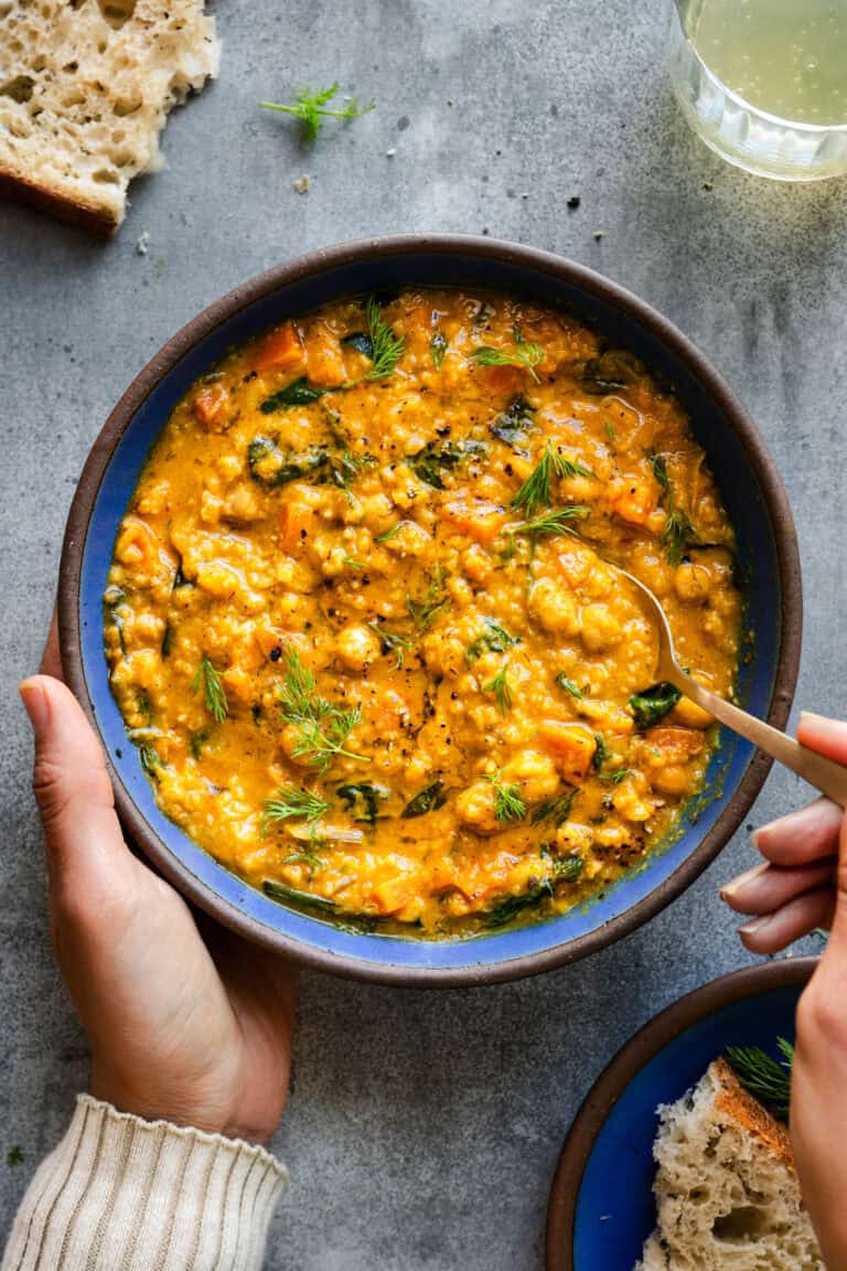 Lemony Chickpea Soup - Rainbow Plant Life