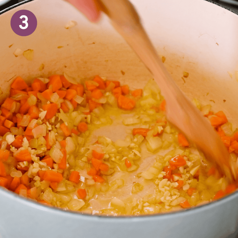 Lemony chickpea soup rainbow plant life