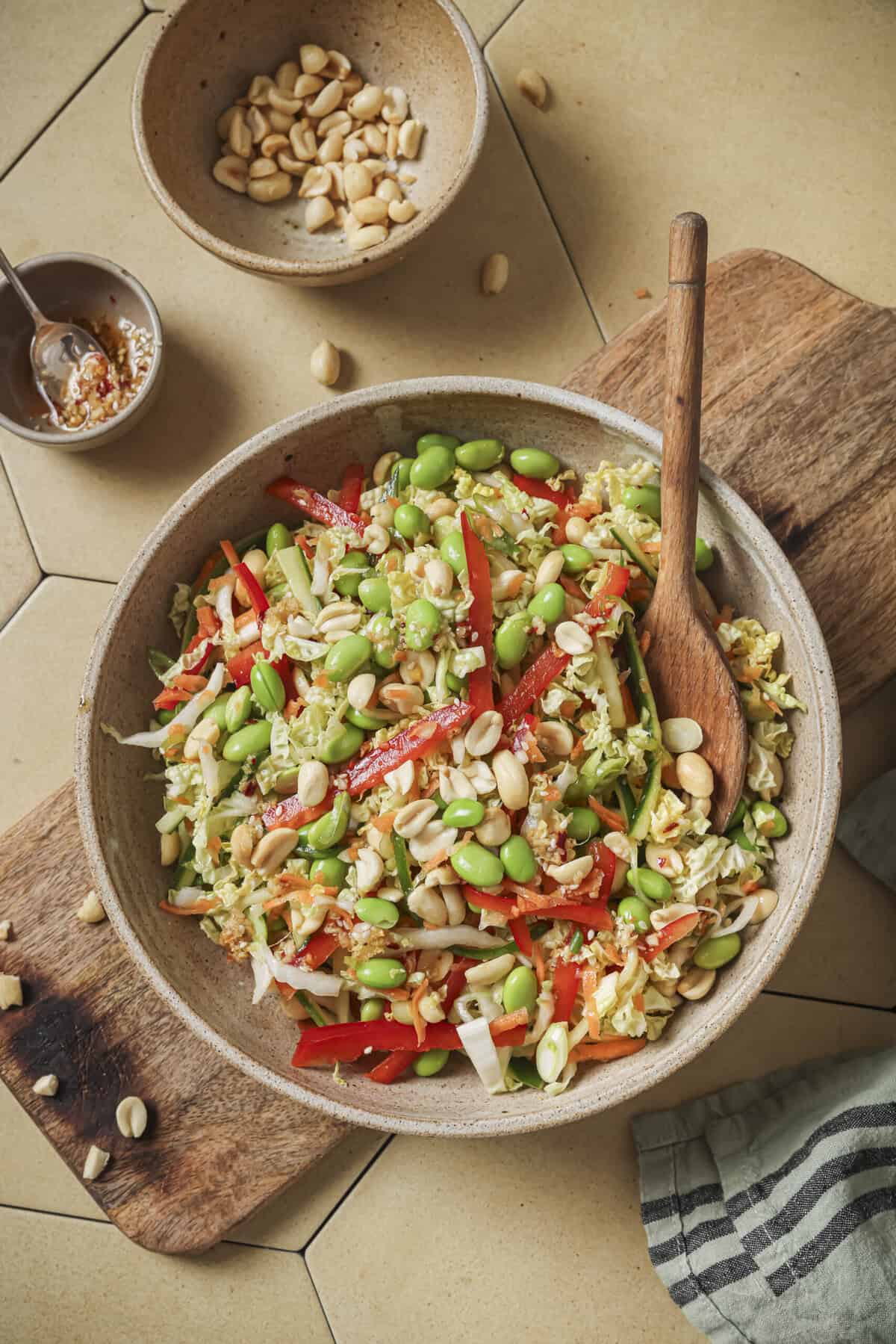 Napa Cabbage Salad with Sesame Dressing