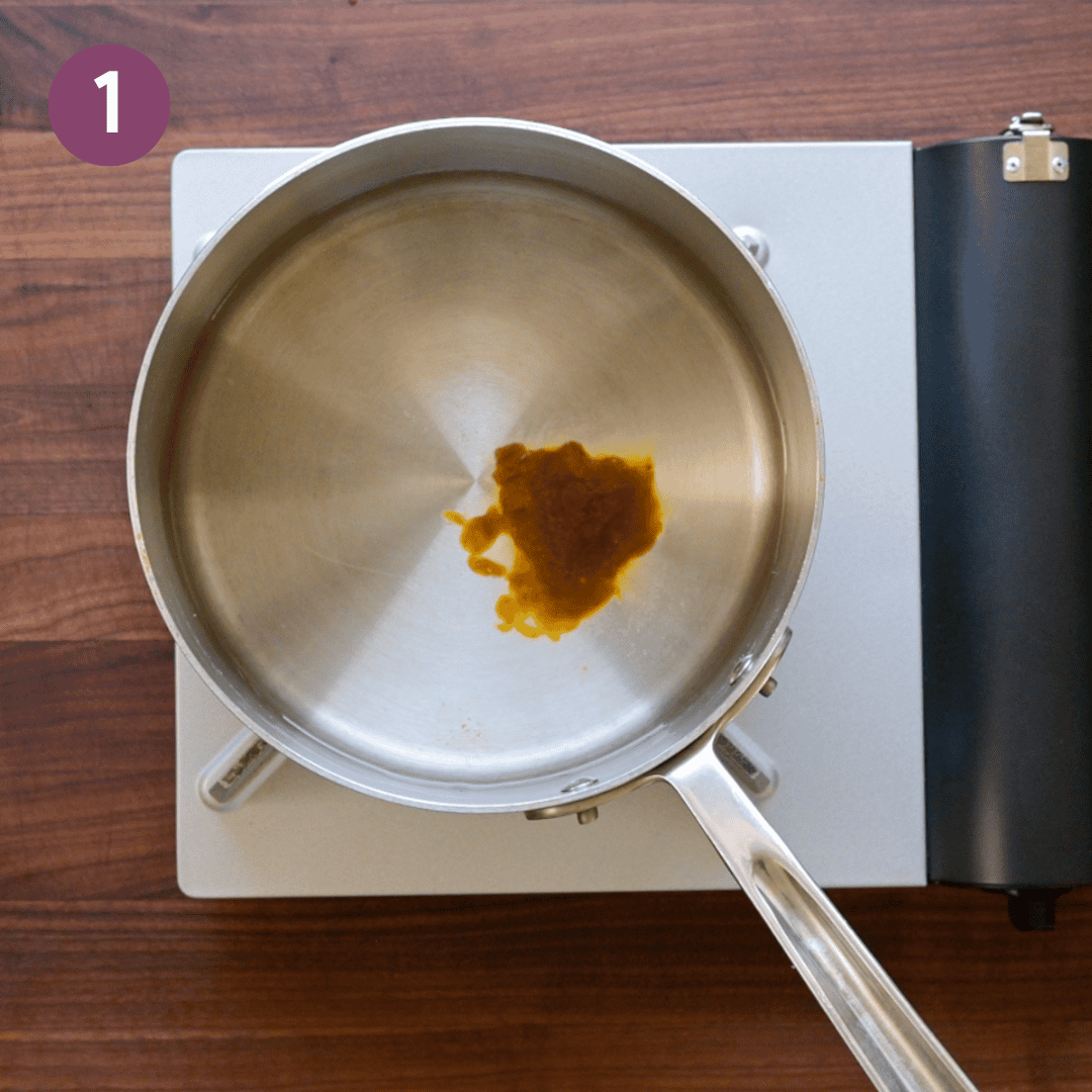 Better than bouillon dissolving in a saucepan of water.