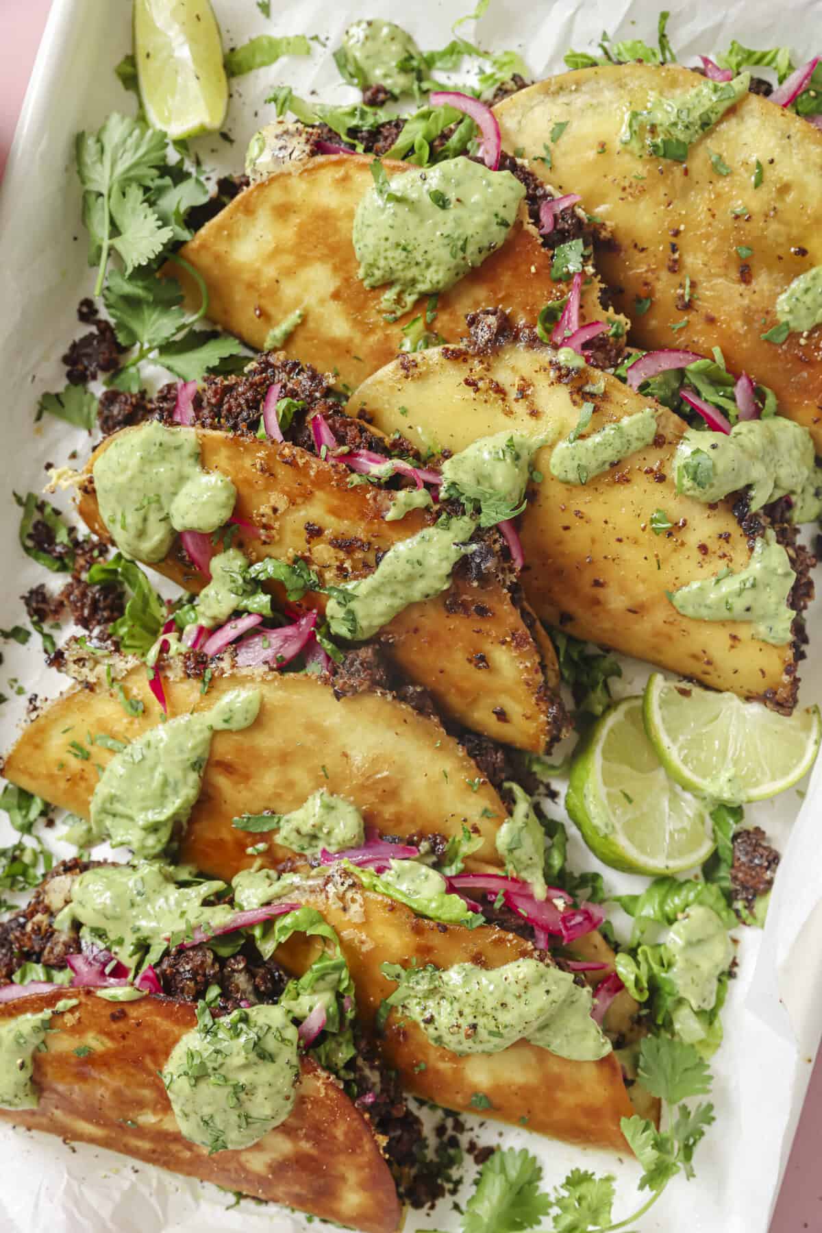 Crispy Black Bean Tacos – Rainbow Plant Life
