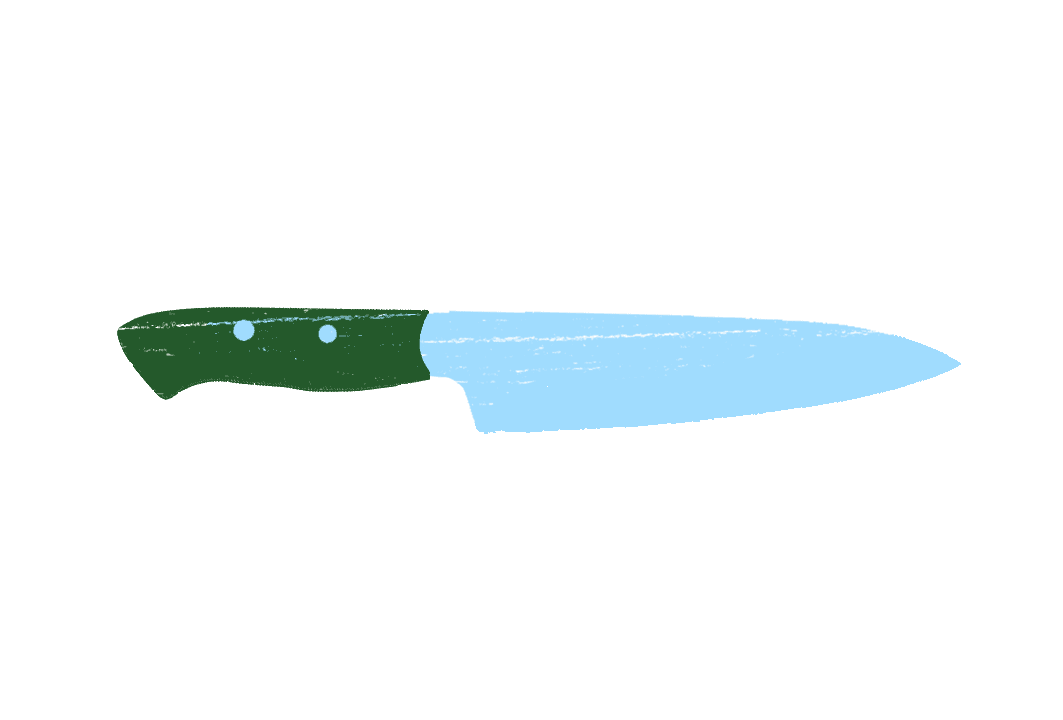 digital drawing of a knife.