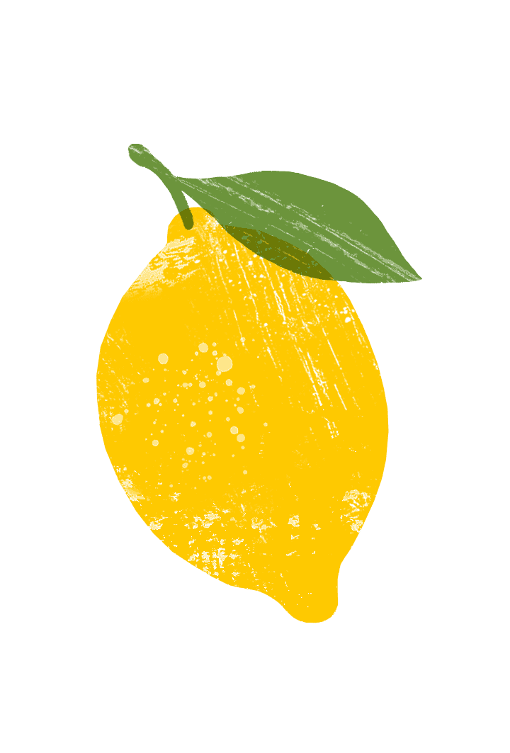 digital drawing of a lemon.
