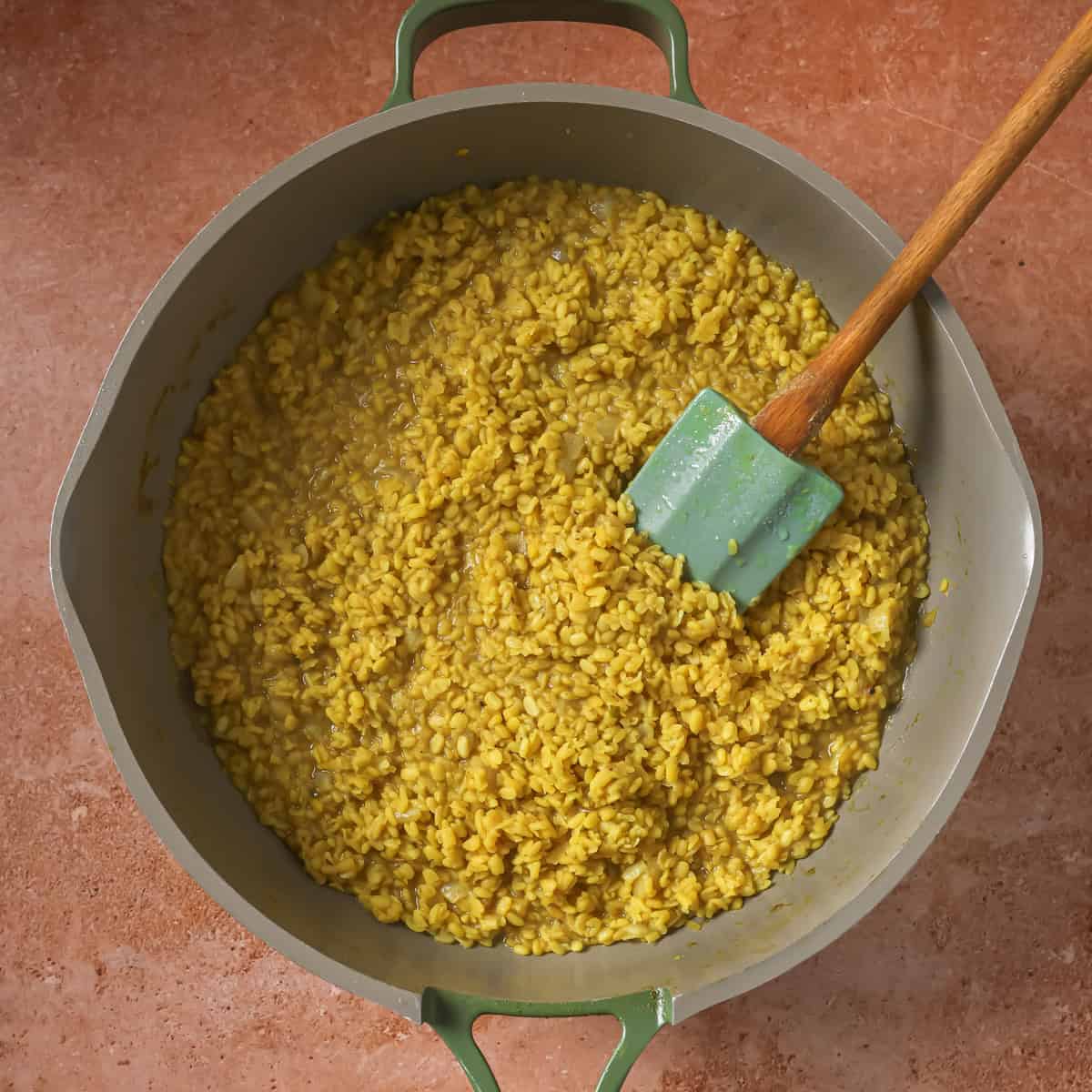 dal after it's been cooked.