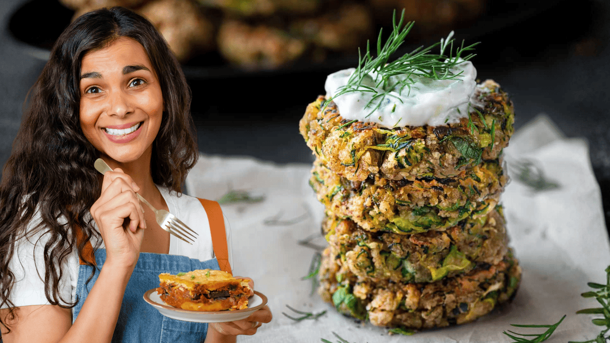 Unbelievable Vegan Zucchini Fritters